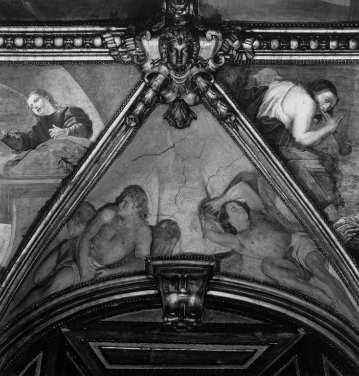 angeli (dipinto) di Gherardi Antonio (sec. XVII)