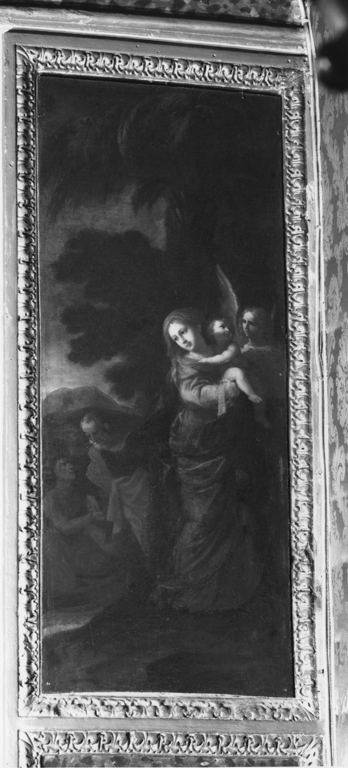 fuga in Egitto (dipinto) di Grimaldi Giovan Francesco detto Bolognese (attribuito) (sec. XVII)