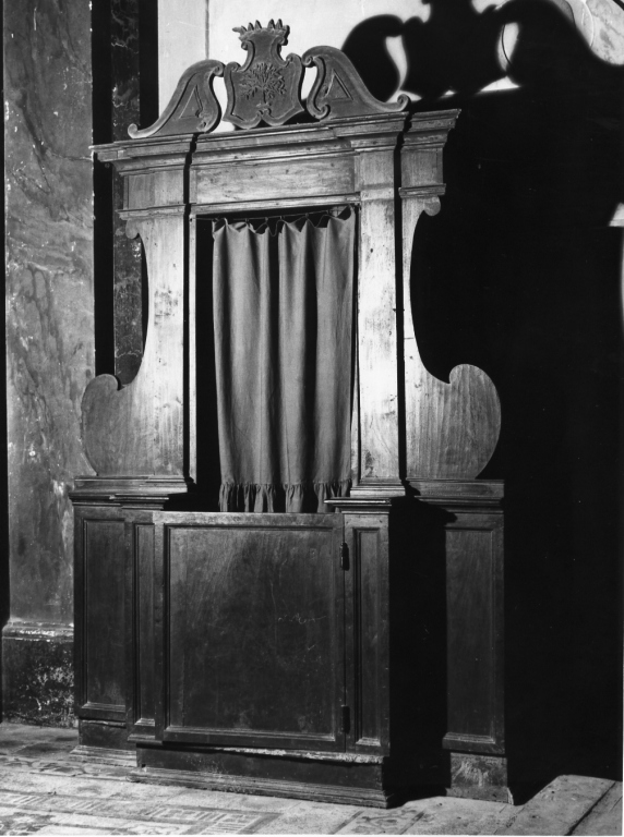 confessionale - ambito laziale (sec. XVIII)