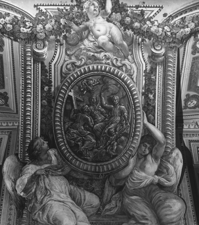 I martiri giapponesi Paolo Miki, Giovanni de Goto, Giacomo Kisai (dipinto, complesso decorativo) di De La Borde Jean (sec. XVII)