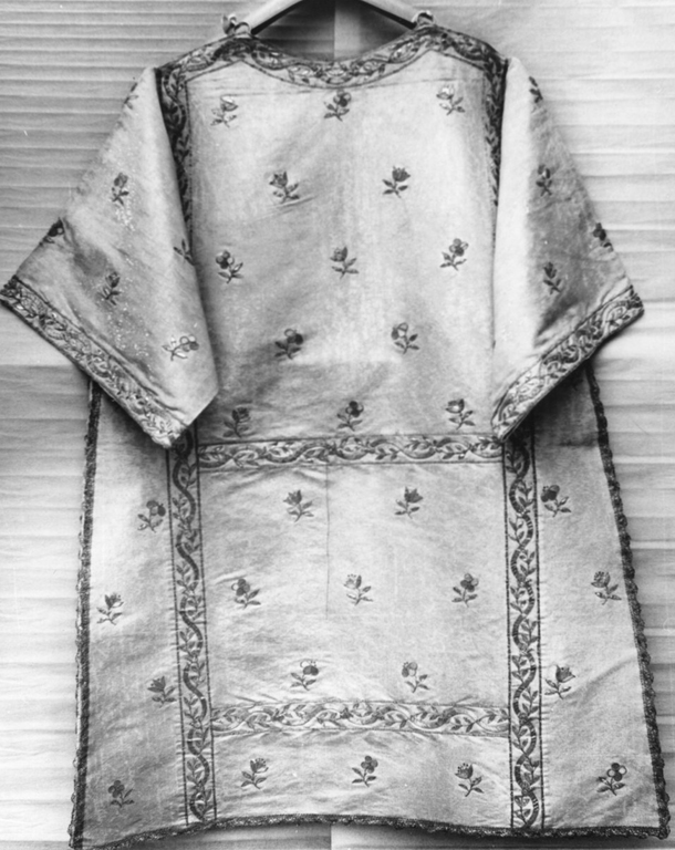 paramento liturgico - manifattura romana (seconda metà sec. XIX)