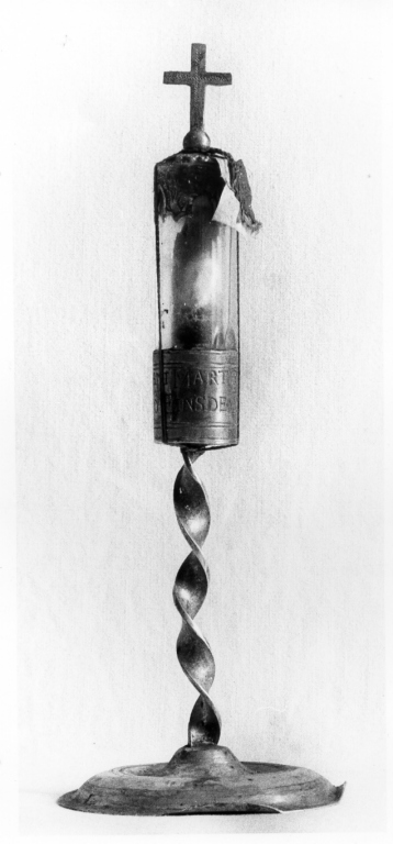 fiala di pellegrinaggio - bottega limosina, ambito laziale (prima metà sec. XIV, sec. XVIII)