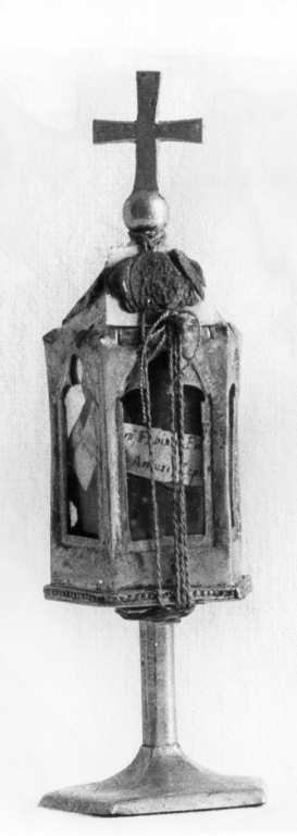 reliquiario architettonico - a tempietto - ambito Italia centrale (sec. XIV)