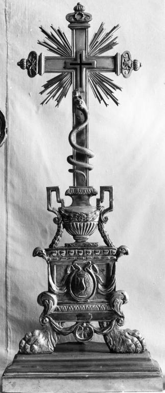 stauroteca - ambito laziale (prima metà sec. XIX)