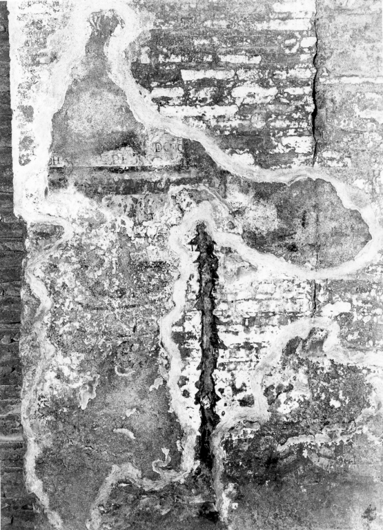 Santi (dipinto, frammento) - ambito romano (sec. IX)