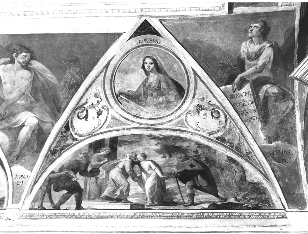 visitazione (dipinto, elemento d'insieme) di Cesari Giuseppe detto Cavalier d'Arpino (cerchia) (sec. XVII)