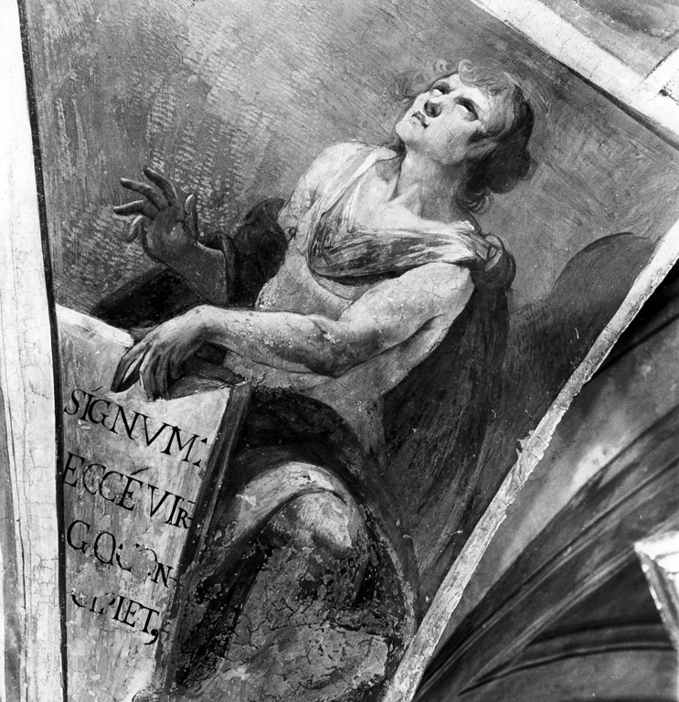 Isaia (dipinto, elemento d'insieme) di Cesari Giuseppe detto Cavalier d'Arpino (cerchia) (sec. XVII)