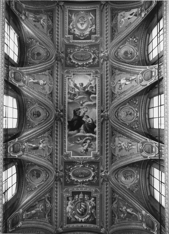 soffitto dipinto, ciclo di Mariani Cesare (attribuito) (sec. XIX)