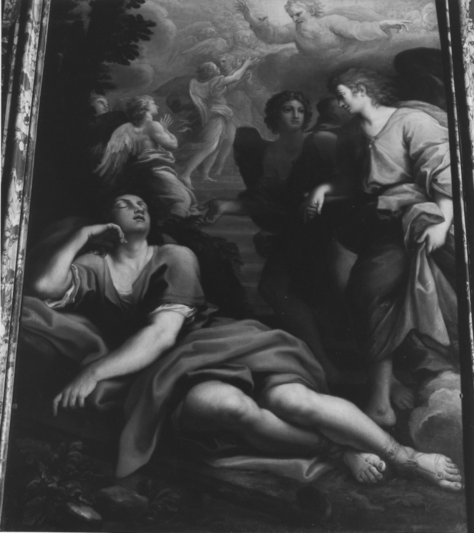 sogno di Giacobbe (dipinto) di Calandrucci Giacinto (attribuito) (terzo quarto sec. XVII)
