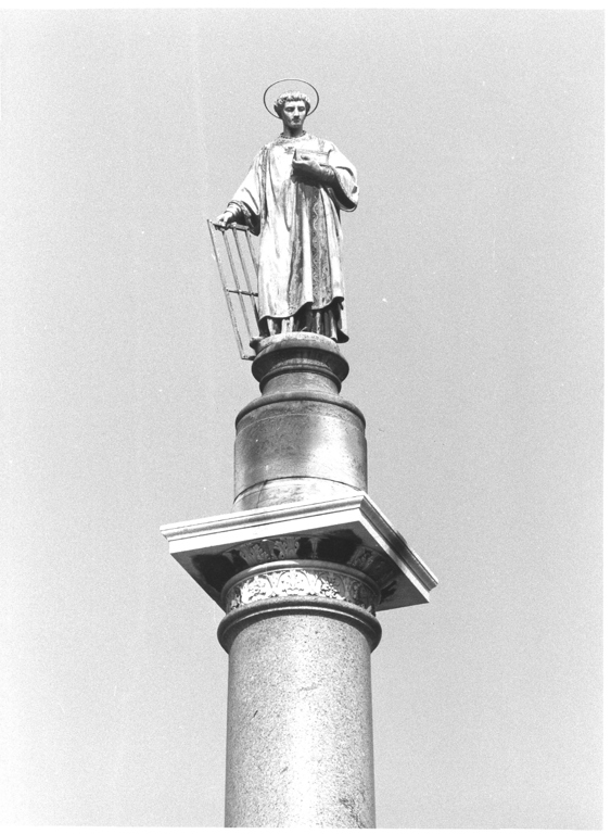San Lorenzo (statua, elemento d'insieme) di Galletti Stefano (attribuito) (sec. XIX)