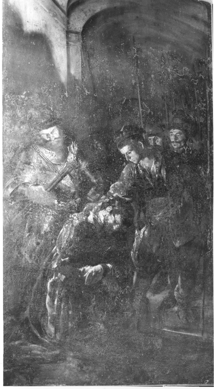 decapitazione di San Giovanni Battista (dipinto, opera isolata) di Serodine Giovanni (attribuito) (sec. XVII)
