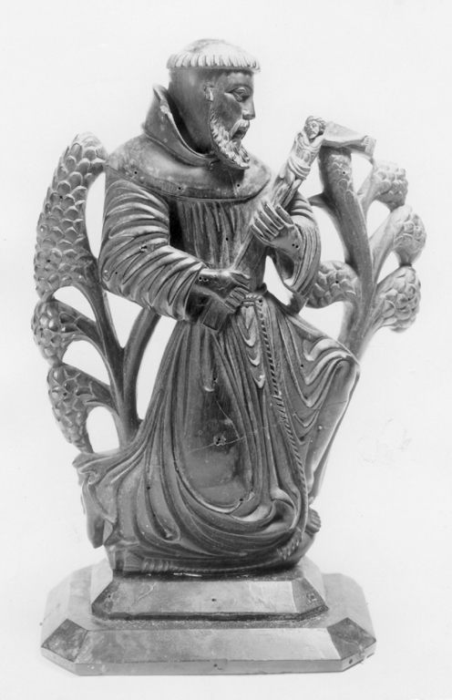 San Francesco (statuetta) - manifattura spagnola (sec. XVII)