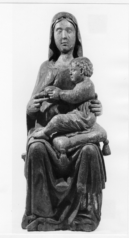 Madonna del Latte (gruppo scultoreo) - manifattura italiana (sec. XIV)