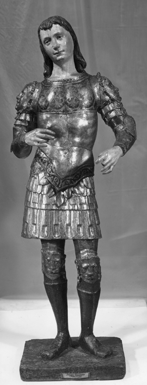 santo guerriero (statua) - ambito veneto (metà sec. XVI)