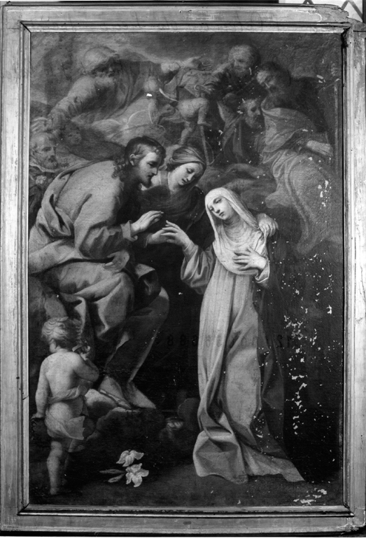 matrimonio mistico di Santa Caterina da Siena (dipinto) di Vanni Raffaello (sec. XVII)