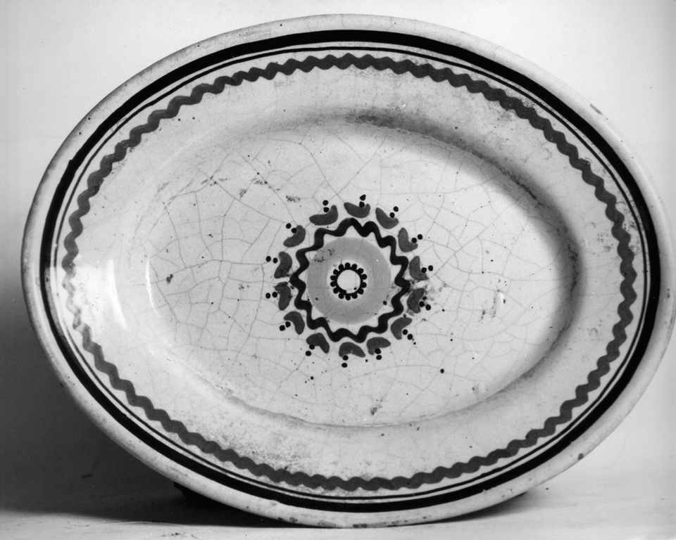 vassoio, coppia - ambito orvietano (inizio sec. XIX)