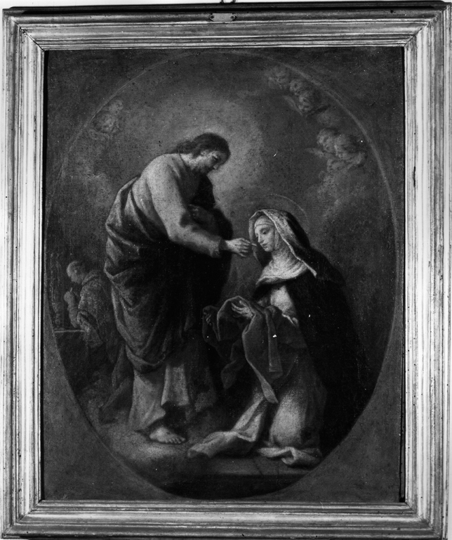 comunione mistica di Santa Caterina da Siena (dipinto) di Parrocel Stefano detto Romano (sec. XVIII)
