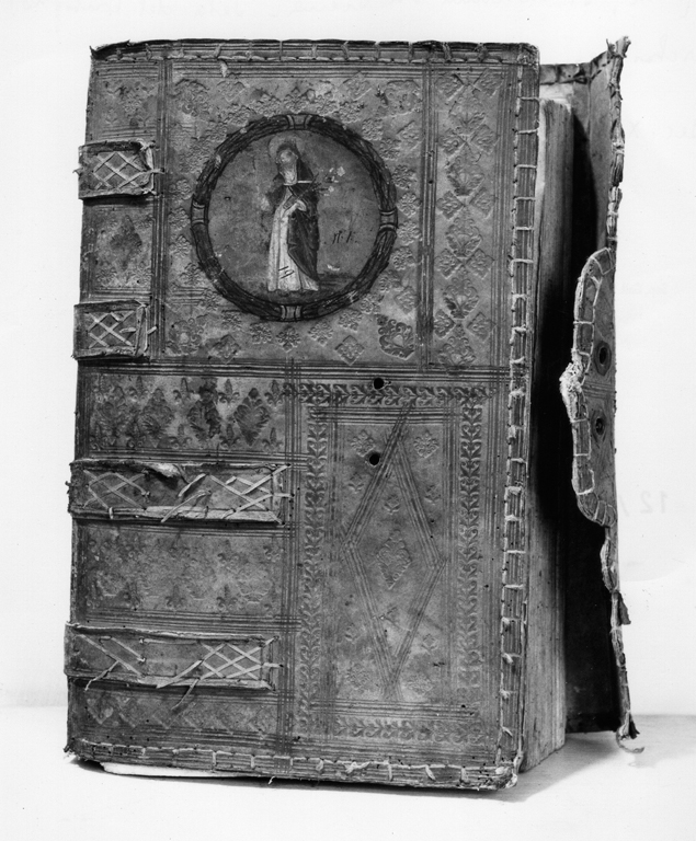 coperta di libro - ambito romano (metà sec. XVII)