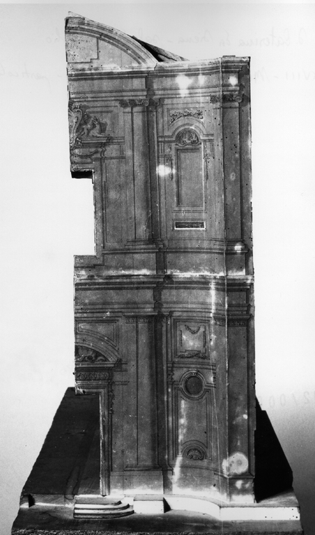 chiesa di Santa Caterina da Siena a via Giulia (modello architettonico) di Posi Paolo (sec. XVIII)