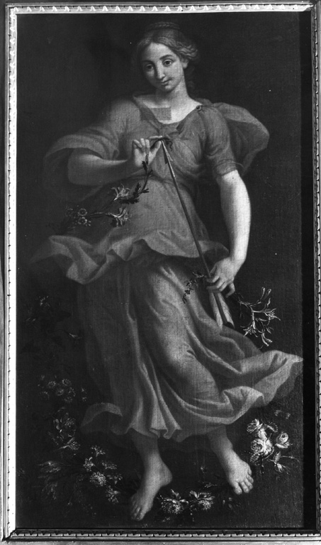 Fanciulla danzante (dipinto) di Panci Pietro Paolo, Sterni Vincenzo (sec. XVIII)