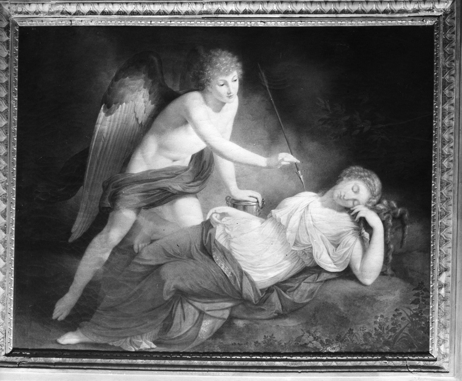 Amore libera Psiche dal sonno mortale (dipinto) di Gagneraux Bénigne (sec. XVIII)