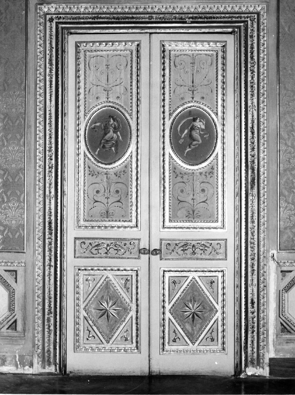 porta - a due battenti - produzione romana (sec. XVIII)