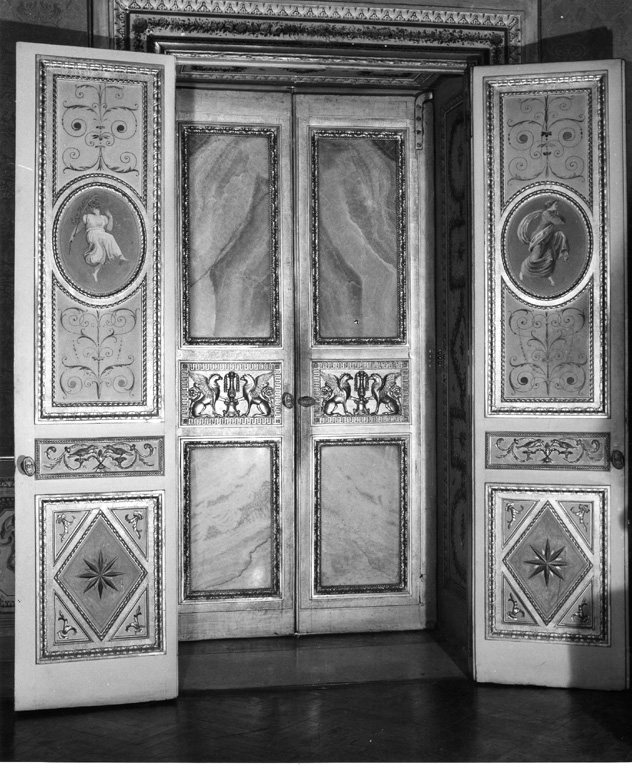 porta - a due battenti - produzione romana (sec. XVIII)