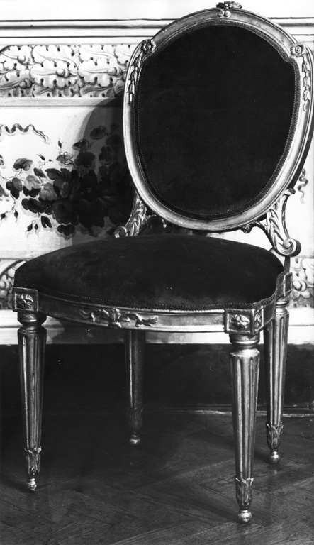 sedia - produzione romana (sec. XVIII)