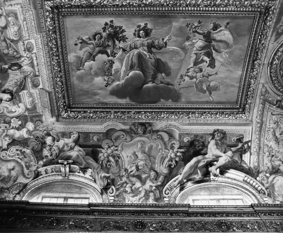 Allegoria dell'Estate (decorazione plastico-pittorica) di Carloni Giovanni Andrea (sec. XVII)