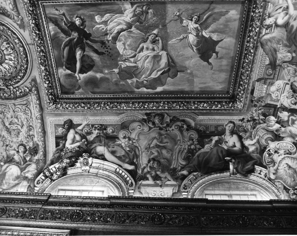 Allegoria della Primavera (decorazione plastico-pittorica) di Carloni Giovanni Andrea (sec. XVII)