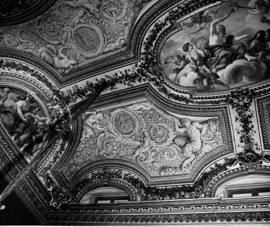 decorazione plastico-pittorica - ambito romano (sec. XVII)