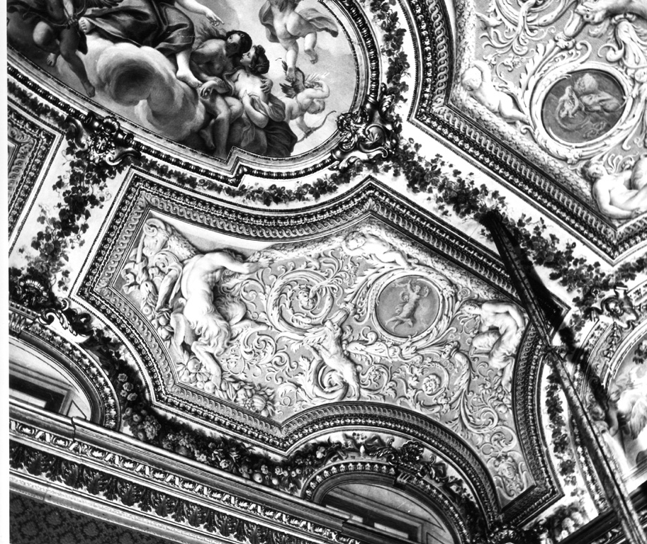 decorazione plastico-pittorica - ambito romano (sec. XVII)