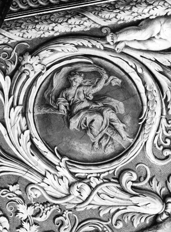 decorazione plastico-pittorica - ambito romano (sec. XVII)