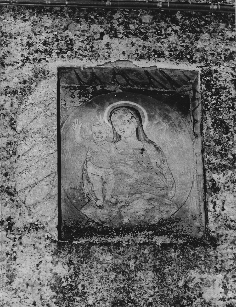 Madonna con Bambino (dipinto, opera isolata) - ambito laziale (prima metà sec. XIX)