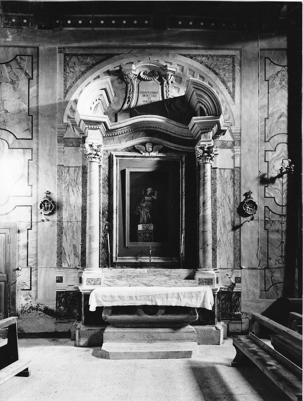altare, opera isolata - ambito laziale (sec. XVII)