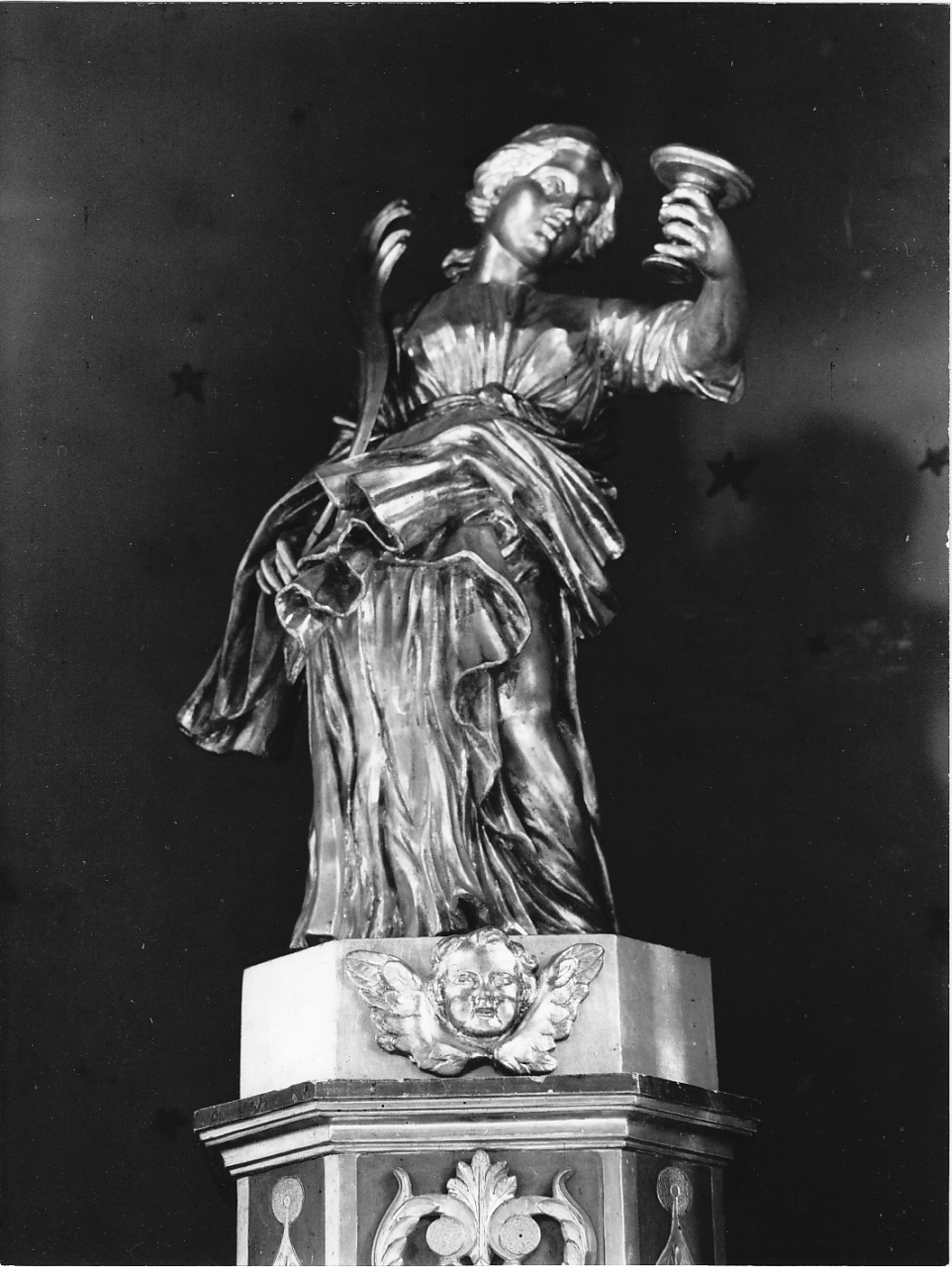 Santa Lucia (statua, opera isolata) - ambito romano (sec. XVIII)