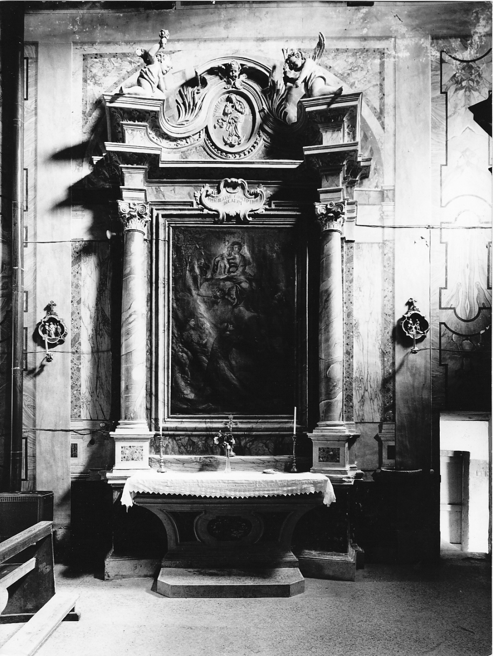 altare, opera isolata - ambito laziale (sec. XVII)