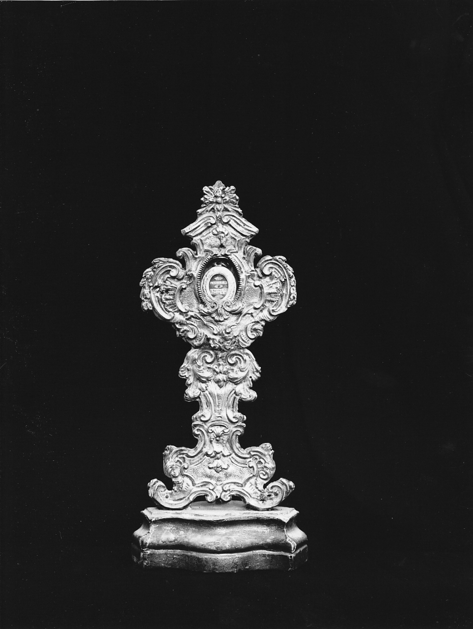 reliquiario - a ostensorio, opera isolata - bottega laziale (sec. XVIII)