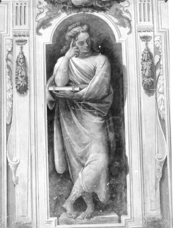 Polinnia (dipinto) di Cesari Giuseppe detto Cavalier d'Arpino (maniera) (sec. XVII)