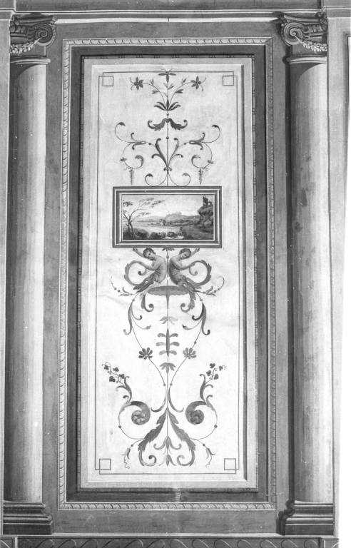 Grottesca (dipinto) di Coccetti Liborio (bottega) (sec. XIX)