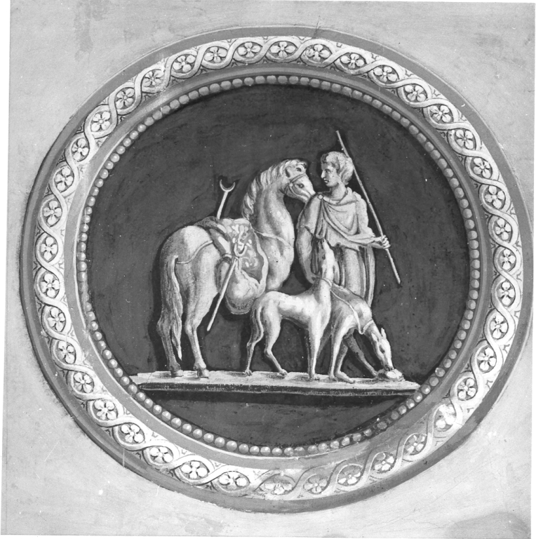 Scena mitologica (dipinto) di Coccetti Liborio (bottega) (sec. XIX)