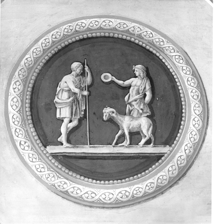 Scena mitologica (dipinto) di Coccetti Liborio (bottega) (sec. XIX)