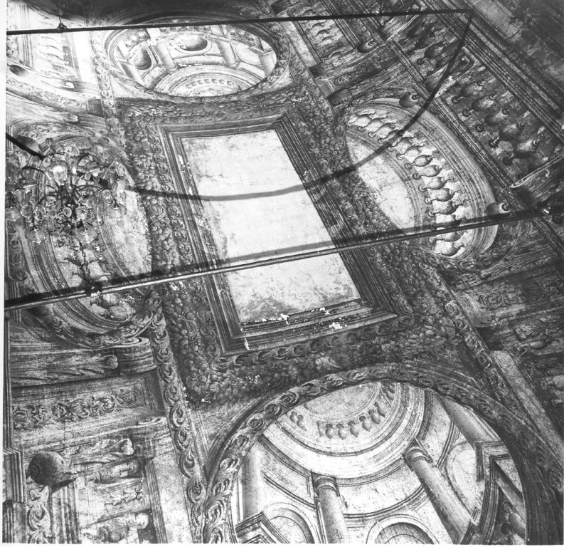 Architettura illusionistica (dipinto) - ambito romano (prima metà, prima metà sec. XVIII, sec. XX)