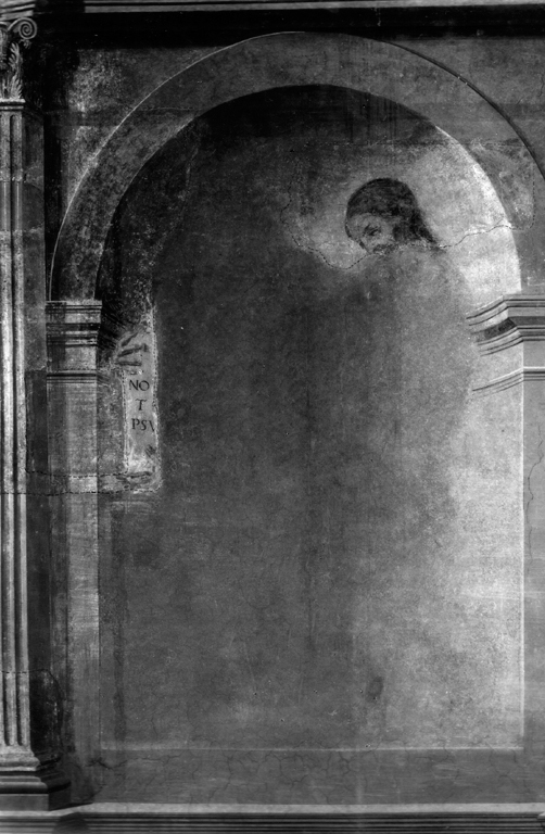 Elementi architettonici e figure (dipinto murale) di Bonaccorsi Pietro detto Perin del Vaga (sec. XVI)