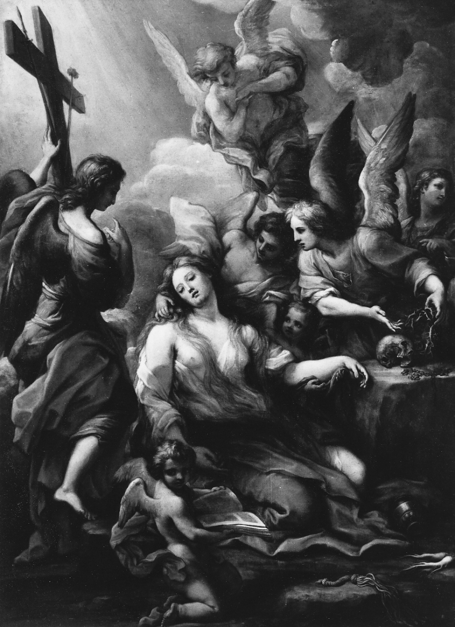 estasi di Santa Maria Maddalena (dipinto, opera isolata) di Chiari Giuseppe Bartolomeo (attribuito) (sec. XVIII)