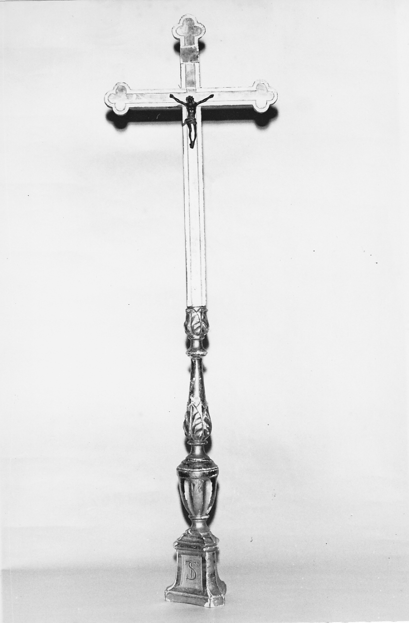 croce d'altare, opera isolata - ambito laziale (sec. XVIII)