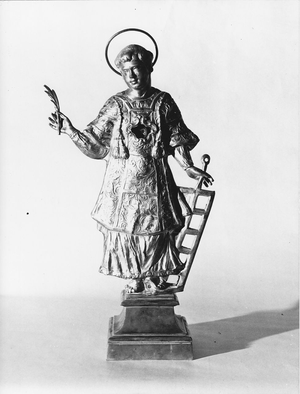 San Lorenzo (reliquiario - a statua, opera isolata) - bottega laziale (prima metà sec. XVIII, sec. XX)