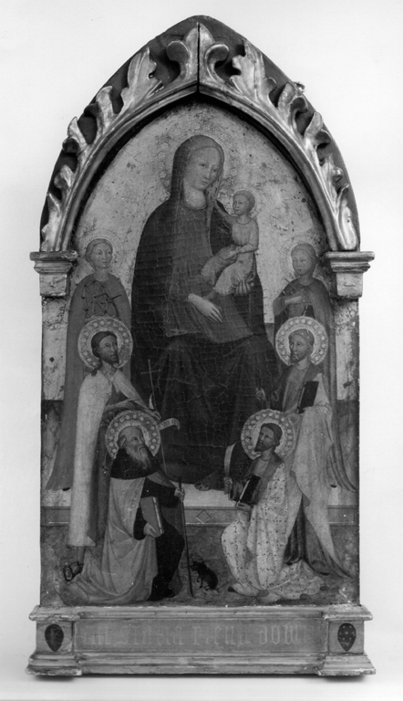 Madonna con Bambino tra Santi (dipinto) - ambito toscano (seconda metà sec. XIV)