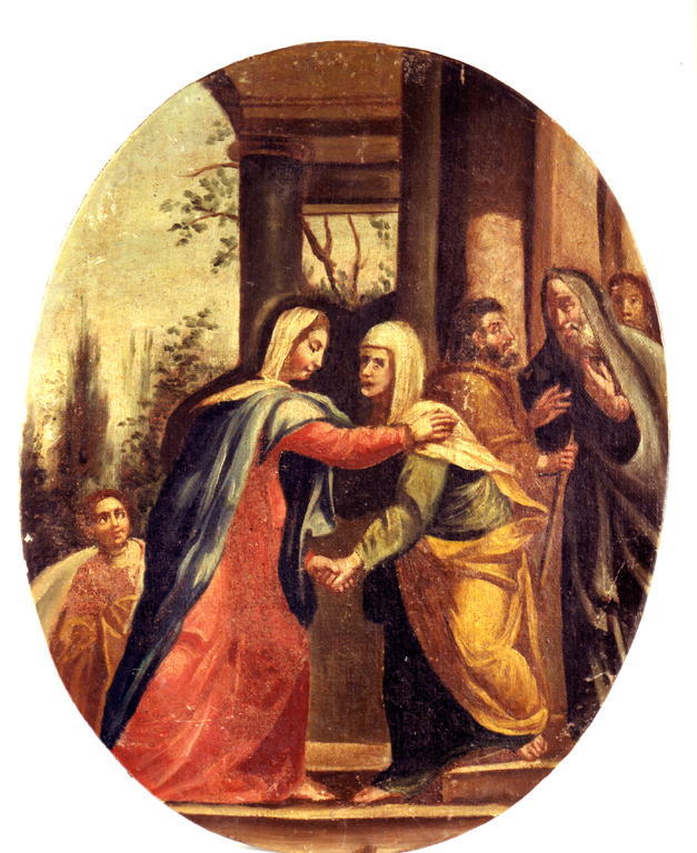 Visitazione (dipinto) - ambito napoletano (seconda metà sec. XVII)