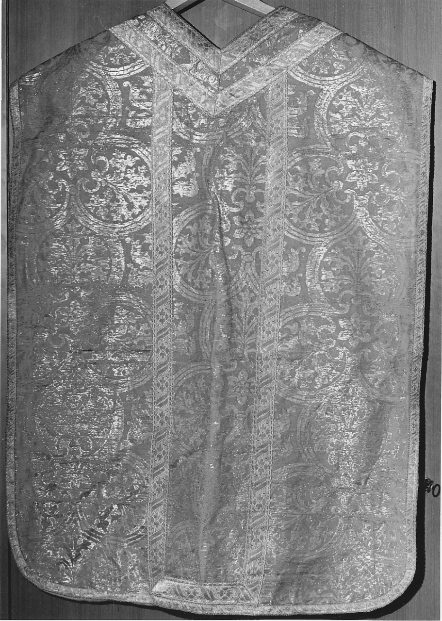 parato da chiesa, insieme - manifattura italiana (fine/inizio secc. XVIII/ XIX)